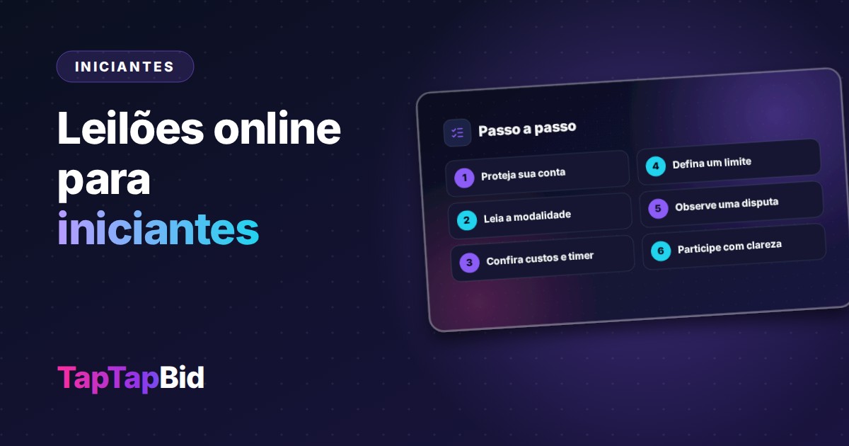 Leilões Online para Iniciantes