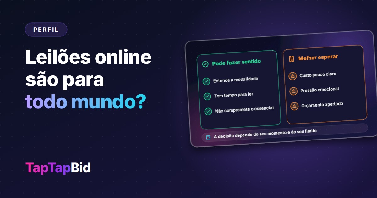 Leilões Online São Para Todo Mundo?