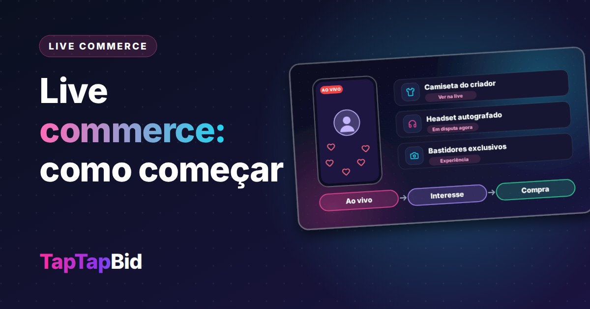 Live Commerce: O Que É e Como Começar a Vender em Lives